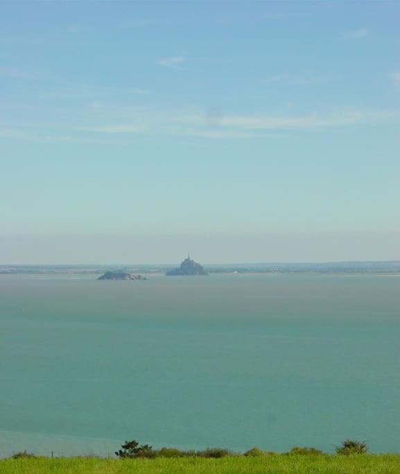 Maison Vue Sur Le Mont Saint Michel Et Sa Baie Champeaux 外观 照片